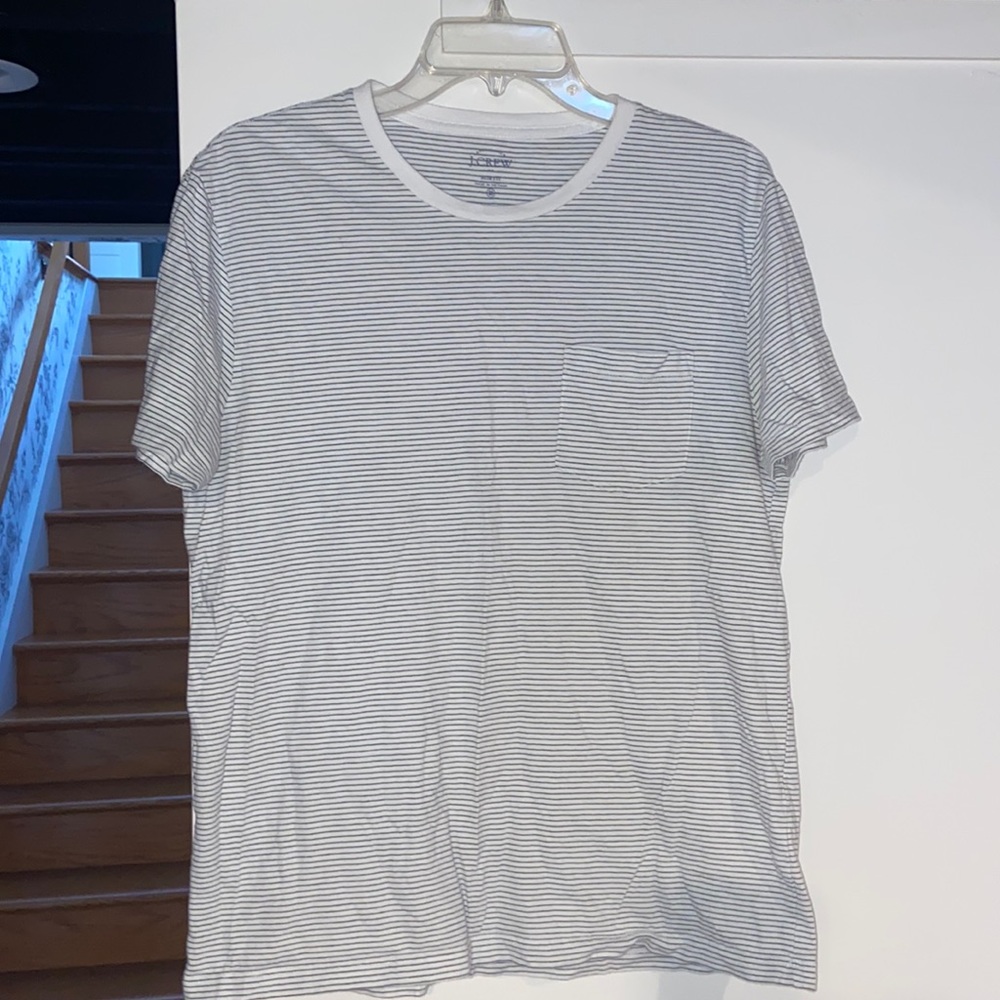 Mens J. Crew cotton slim fit crew neck shirt